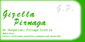 gizella pirnaga business card